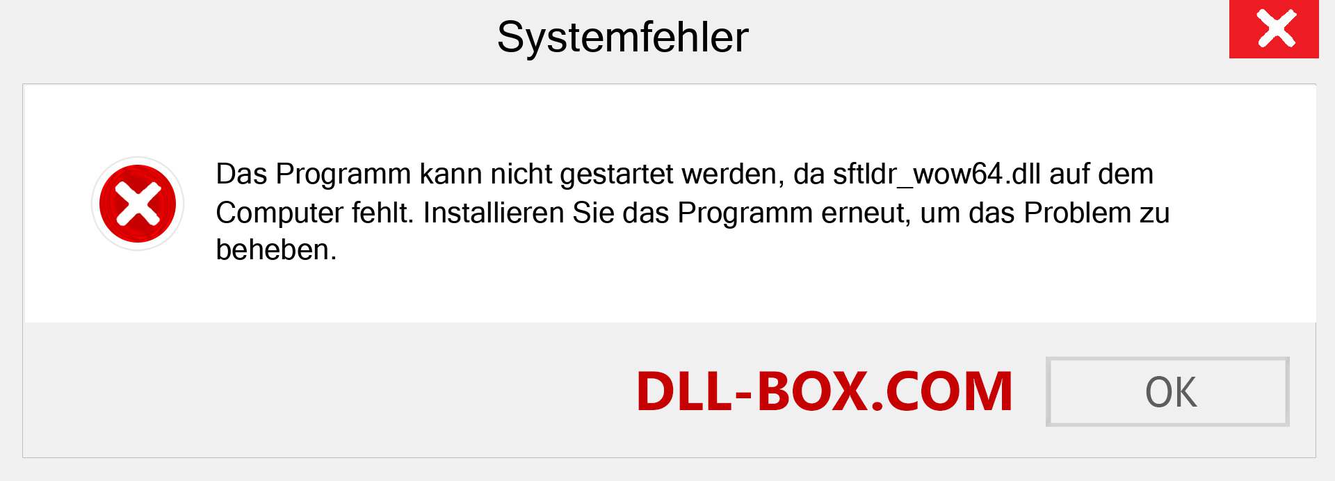 sftldr_wow64.dll-Datei fehlt?. Download für Windows 7, 8, 10 - Fix sftldr_wow64 dll Missing Error unter Windows, Fotos, Bildern